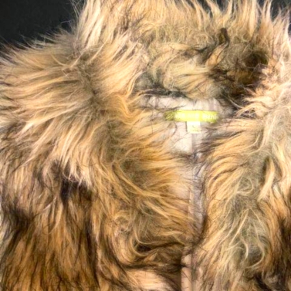 Gianni Bini Fur Coat Size Large